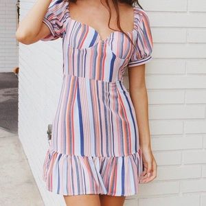 Striped Mini Dress